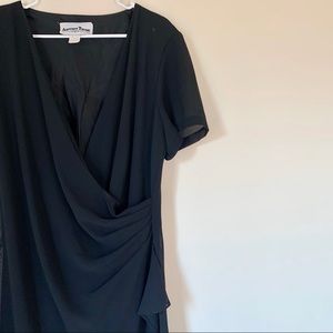 The Prefect LBD (little black dress) w/faux Wrap
